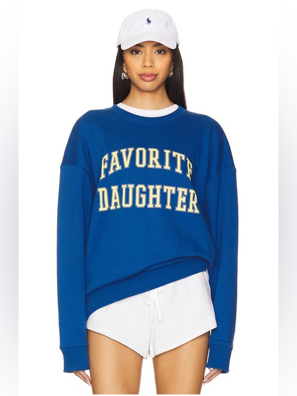 Favorite Daughter Oversized Sweatshirt | Sapphire S (sold out)